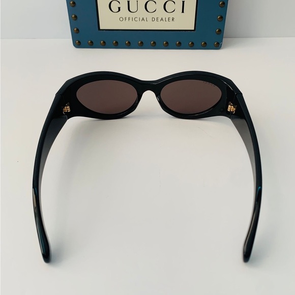 💯 Authentic - New GUCCI GG1401S BLACK-BLACK-GREY
Sunglasses - Picture 9 of 14